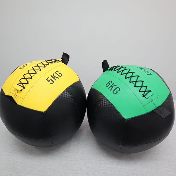 Fitness medicine ball squat core training soft medicine ball wall…