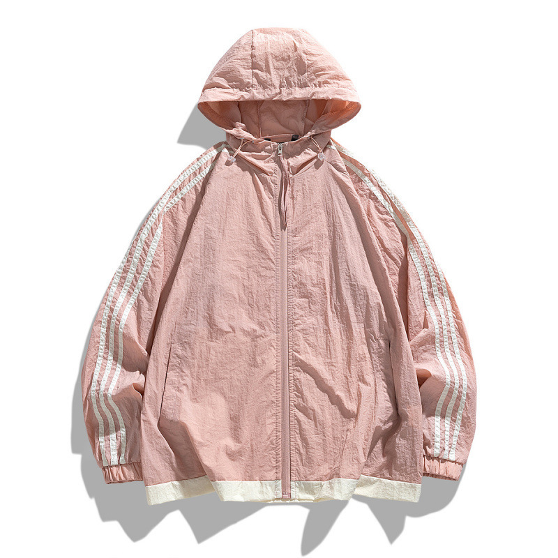 Fábrica de montaña ropa de protección solar para mujeres de verano nuevo anti-UV manga larga chaqueta con capuchón ligera delgada hombre 7706