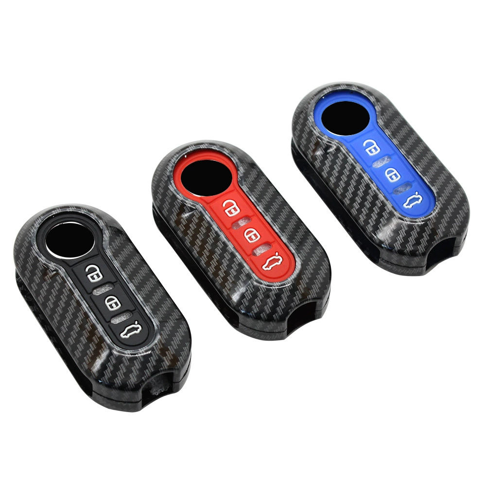 Подходит для футляра для ключей Fiat 500 Boyue Fiat Zhiyue Feixiang, паяный углеродный размер, чехол для дистанционного ключа