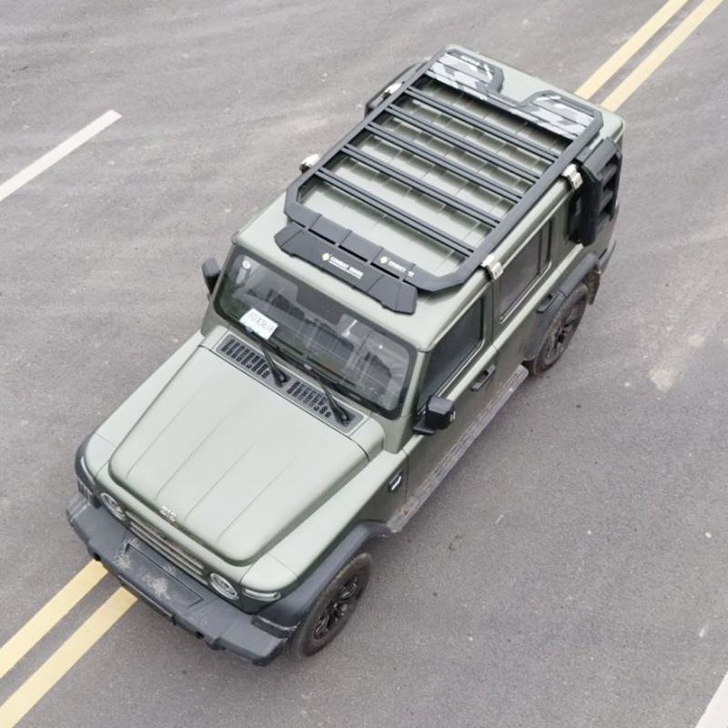 Beijing 212 roof rack ladder side account off-road modification roof expansion platform storage rack travel rack