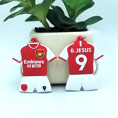 Real Madrid Bellingham Inter Lautaro Onzo PVC Soft Rubber Keychain Football Fan Merchandise