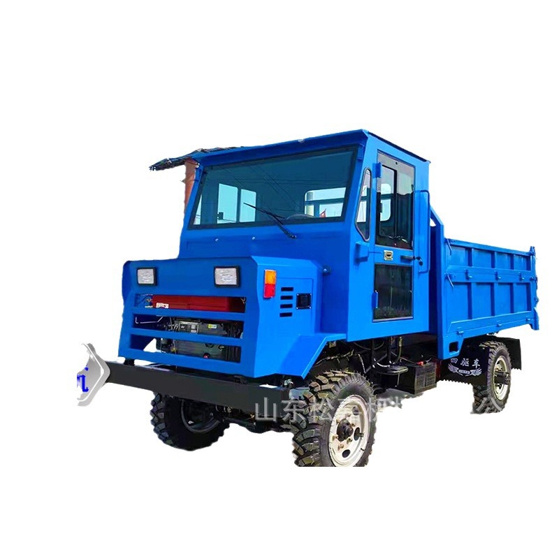 Ingeniería de transporte de minería de cuatro ruedas de carga Wang Si no es como un camión de transporte de volcado tractor basculante