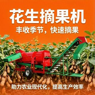出口款花生摘果机干湿两用秧果分离机拖拉机带打花生的机子现货
