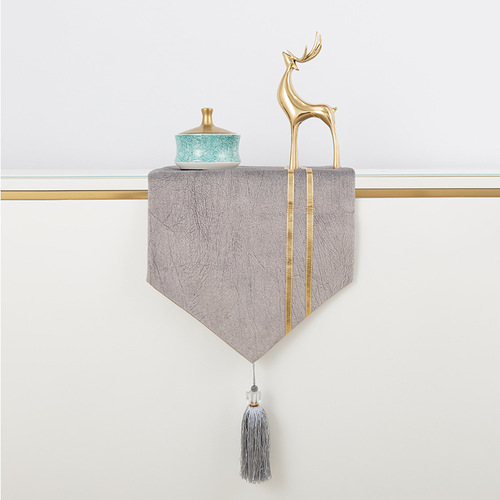 Nordic simple technology cloth table flag model room decoration table cloth modern light luxury tablecloth table mat coffee table cloth wholesale