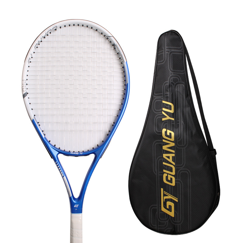 Cross-Border Tennis Rackets Carbon Fiber Adult Tennis Rackets Training Tennis Rackets Beginners College Students Single Tennis Rackets Wholesale