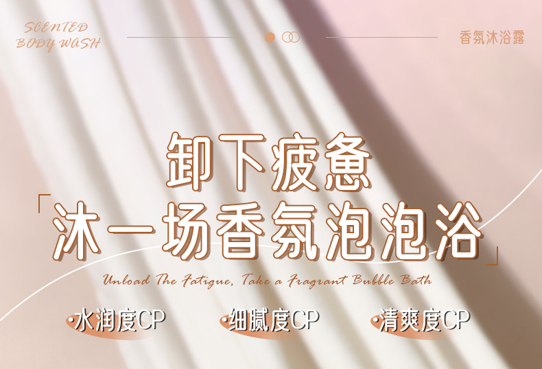 Mingxi Zhi Body Wash Perfume Type Long-lasting fragrance Full-body body bath Fragrance Body Wash Family set Cross-border Specification drawing