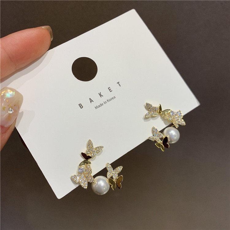 Daily, Stage, Shopping Occasion Alloy Material Elegant Retro Flower Alloy Inlay Artificial Gemstones Women's Earrings