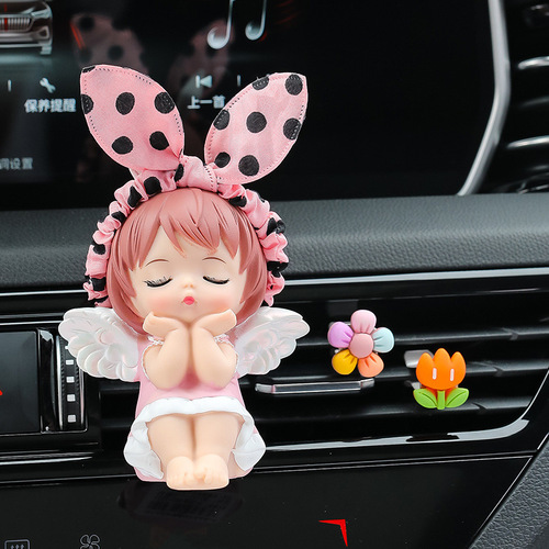 Car supplies, in-car creative, cute Annie air outlet aromatherapy, car air conditioner, perfume, aromatherapy, dropshipping