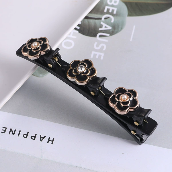 22# double layer braided 9cm diamond duckbill clip