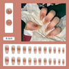 Short nail stickers for nails, removable face blush, fake nails, ready-made product