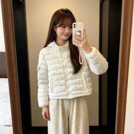 2026新款碎花立领短款棉服棉衣外套女秋冬温柔甜美棉袄棉服外套