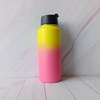 Space thermos, straw, cover, pen stainless steel, teapot, gradient