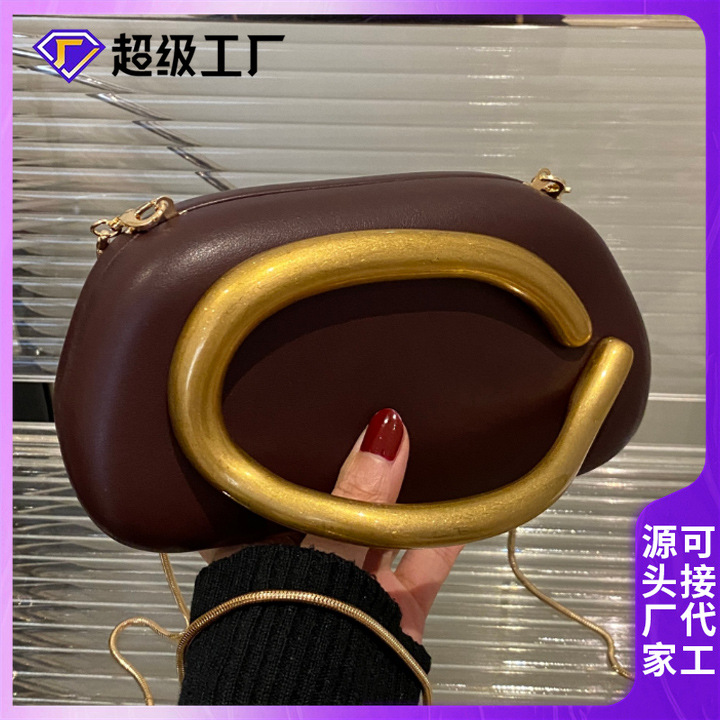 Niche Design Light Luxury Handbag for Women 2026 New Chain Crossbody Bag High-End Fashion Stylish Shoulder Bag Cross-Border