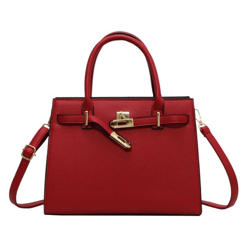 Bolso de la boda de alto grado textura bolsa pequeña bolsa de las mujeres de gran capacidad nuevo sobre rojo bolso rojo de la novia de la boda bolsa de mensajero image 1