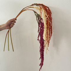 仿真吊米情人淚柔麗絲婚禮婚慶背景牆吊頂花材婚房布置假花仿真花