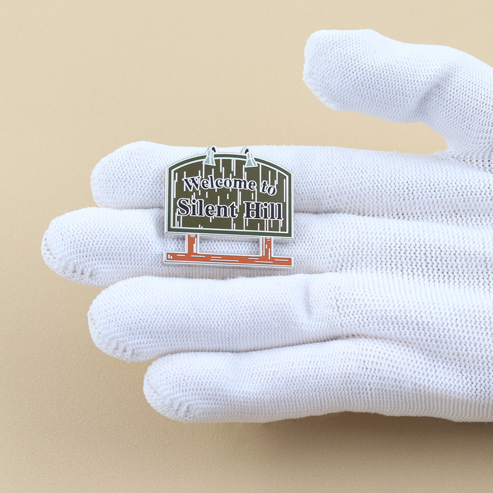 Welcome to Silent Hill Game Inspired Enamel Brooch Fans Gift Badge Souvenir Backpack Clothing Accessories