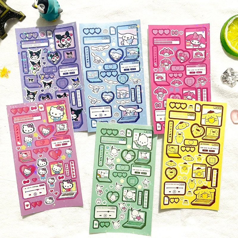 Чехол для телефона DIY, наклейка Guka, точечная пленка, лазерная сумка, наклейка для чемодана "Звездочетка", наклейка для кружки, оптом