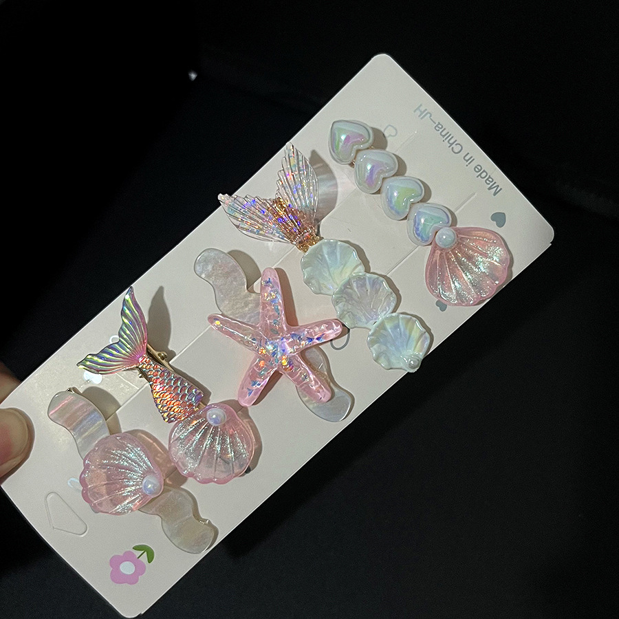 A27#一字海星粉色(5件套)