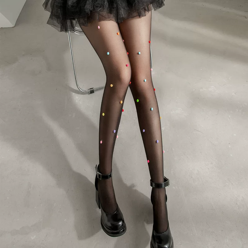 Lace tights, base socks
