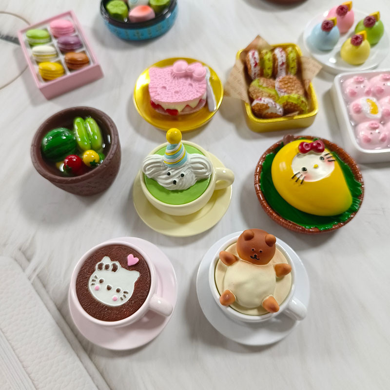 食品玩具樹脂冷蔵庫マグネットシミュレーションかわいいデザート四季菓子お土産中華菓子ギフトボックス磁気ステッカー|undefined