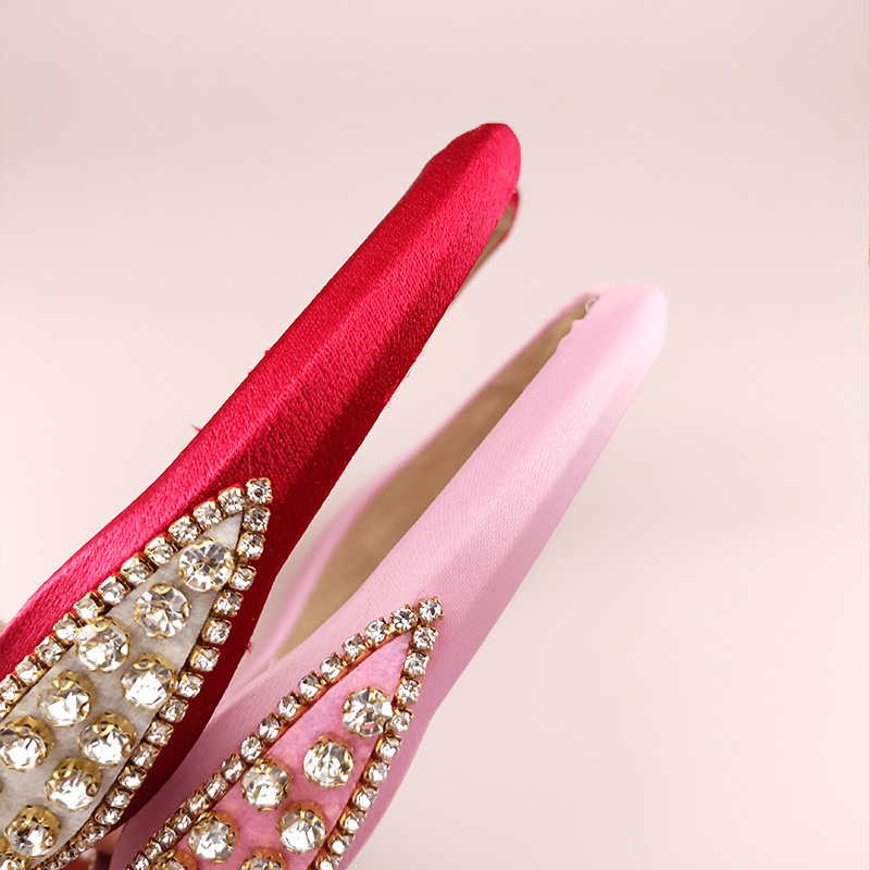 CB20170009-3.5cm三尖椭圆珍珠水钻塑料布艺发箍