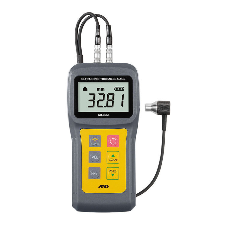 日本AND艾安德超声波测厚仪 AD-3255数显碱性干电池