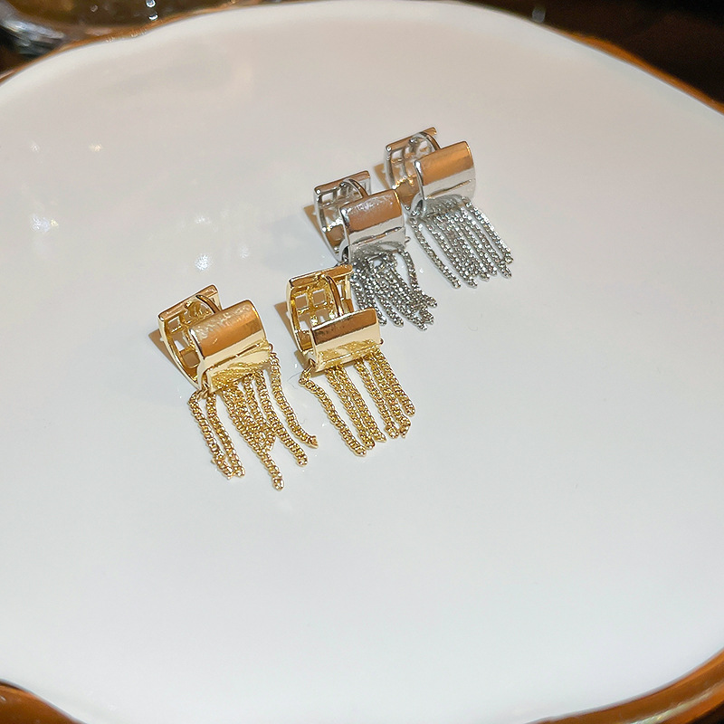 Fashion Geometric Copper Plating Drop Earrings 1 Piece