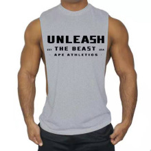 外贸货源健身背心男宽松运动休闲欧美潮坎肩无袖T恤网店代理