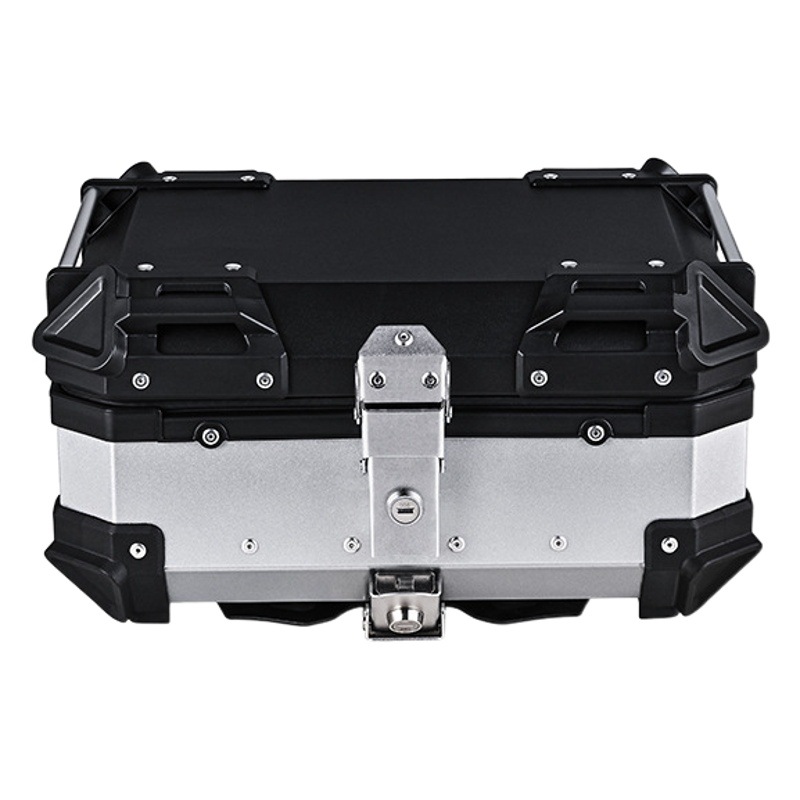 Ahora 55L/65L/80L/100L gran capacidad de aleación de aluminio de la motocicleta tronco avanzado durable desmontable avión