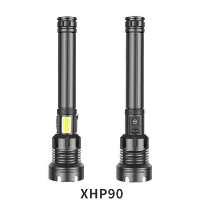 XHP90+COB 红白光强光手电筒伸缩调焦跨境新款USB充电强光手电筒|ms