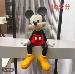坐姿摆件家居客厅电视柜桌面玄关装饰品酒柜卡通创意轻奢豪华