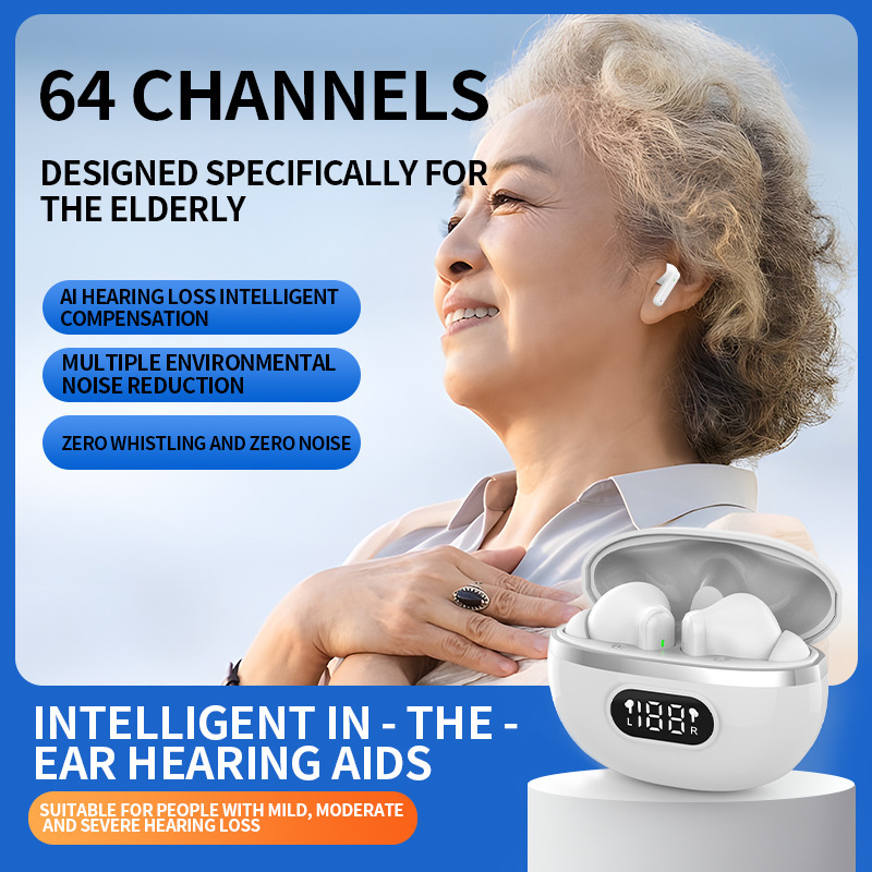 Bluetooth Rechargeable Sound Pickup Aid, Lightweight Noise Reduction Sound Collector, Lightweight Household Product for the Elderly Bluetooth Rechargeable Sound Pickup Aid, Lightweight Noise Reduction Sound Collector, Lightweight Household Product for the Elderly