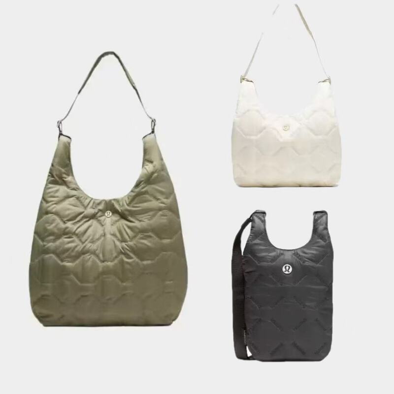 Lululemon Reveals the 2025 Autumn and Winter New 5L Quilted Bag for Women, Casual Shoulder down Bag, Crossbody Bag Lululemon Reveals the 2025 Autumn and Winter New 5L Quilted Bag for Women, Casual Shoulder down Bag, Crossbody Bag