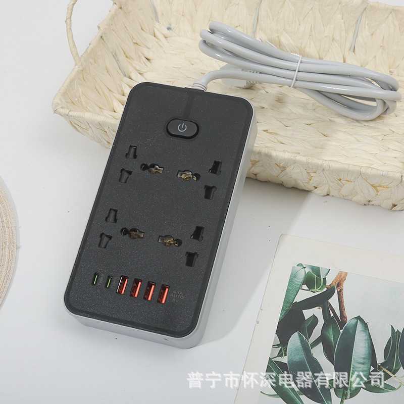 4 naranja USB + 2 verde Tipo-c Z66#3A enchufe de carga caja de regalo embalaje enchufe de alineación México