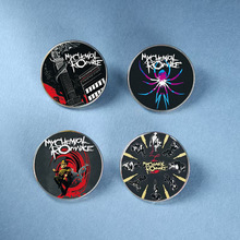 跨境新款我的化学浪漫胸针美国朋克乐队摇滚音乐别针金属徽章配饰