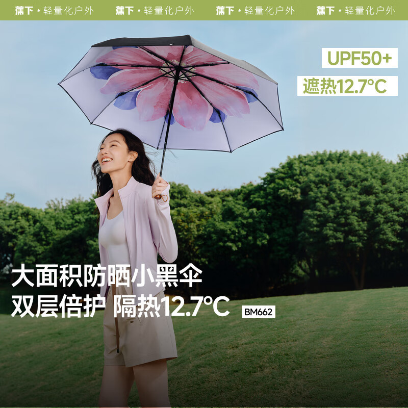 Jiaoxia 70% off ビニール日焼け止め傘 BM662 晴雨兼用日傘ビニール抗 UV 日傘|undefined