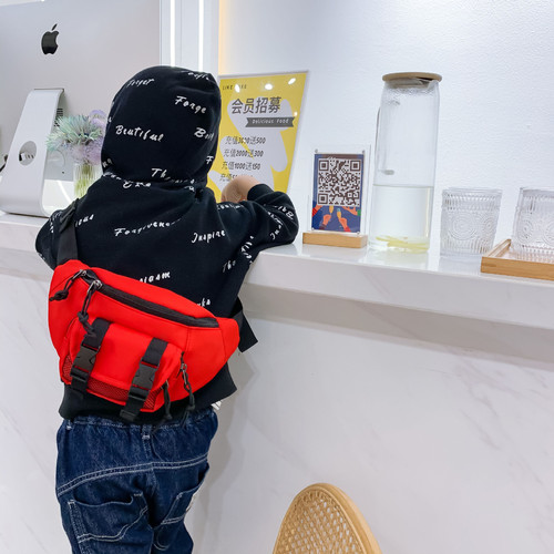 Korean Trendy Children's Bags 2024 New Modern Trendy Cool Boys Crossbody Bag Casual and Versatile Little Girls Shoulder Bag
