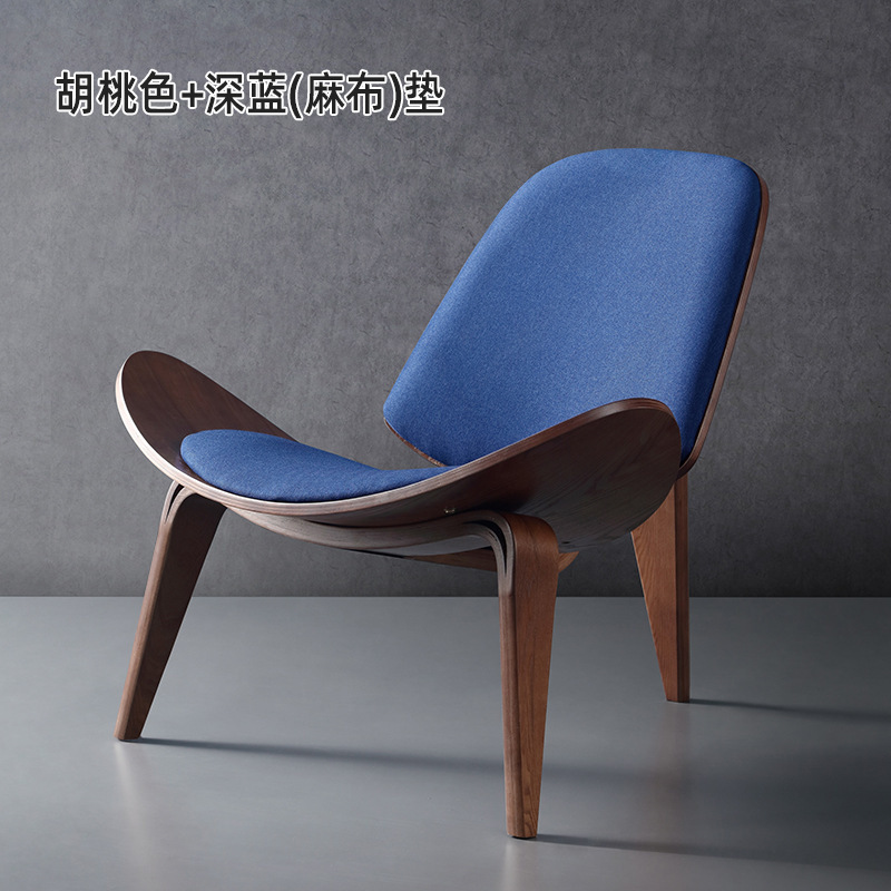 월넛+감색(린넨) 쿠션