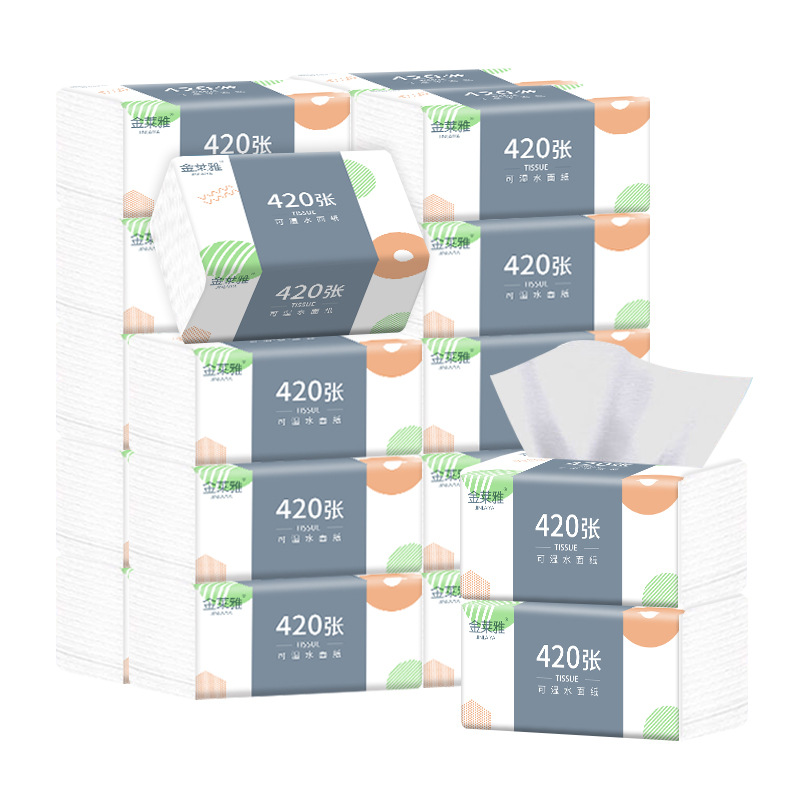 大包420ティッシュ卸売りの原始木材パルプはナプキンを入れて紙を吸ってトイレットペーパーを吸って代理になる