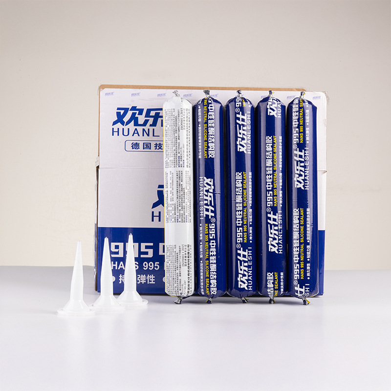 995 pegamento estructural de silicona neutra resistente a la intemperie puerta y ventana exterior sellador de pared cortina impermeable pegamento estructural