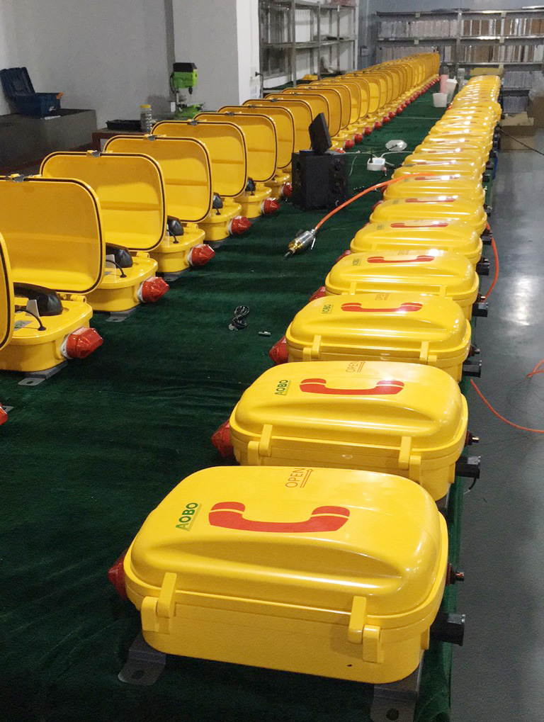 金矿铜矿矿井防水防潮挂式紧急求助电话机 水电站专用调度电话机