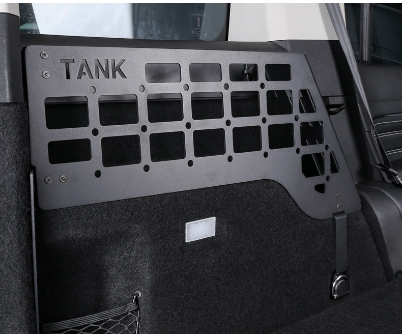 Tank 300 Trunk Storage Rack Left and Right Storage Aluminum Alloy Modified Tail Box Storage Box Expansion Hanging Net Interior