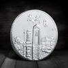 Tourist attractions commemorative coin Chengdu Qingcheng Memorial Medal Metal Crafts City Cultural Tourism Souvenirs