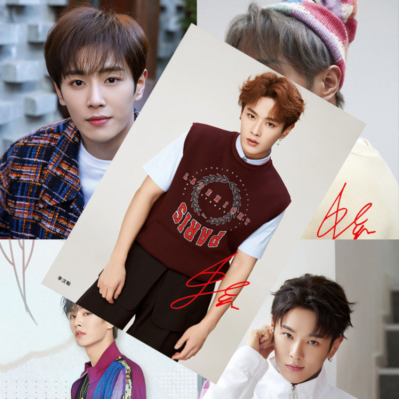 男明星批发 莎头组合成毅宋亚轩TF家族四代陈奕恒写真墙贴纸|undefined