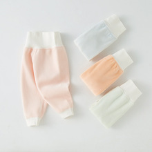 婴儿秋冬灯芯绒裤子新生儿加绒秋裤高腰护肚裤男女宝宝保暖裤睡裤