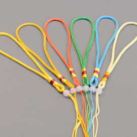 玉珠绳头手把绳diy中国结吊绳 文玩挂绳香包香囊挂绳小额批发工厂