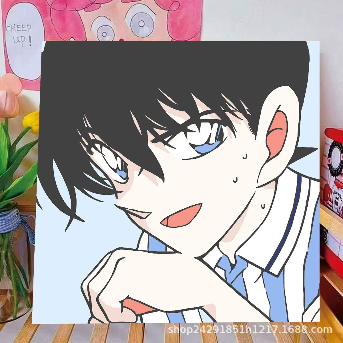 Популярные персонажи мультфильмов diy заполнение детских hand-painted мультфильм анимация простая граффити раскраска цифровая масляная живопись декор