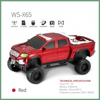WS-X65 オフロードピックアップトラックモデル Bluetooth スピーカーサブウーファーワイヤレスオーディオギフト外国貿易スピーカー在庫あり|undefined