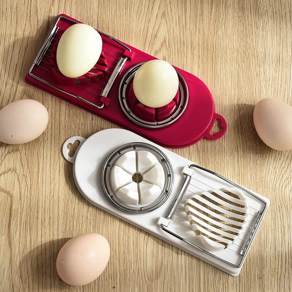 Egg cutter two -in -one egg slicer Egg fancy cutting creative…