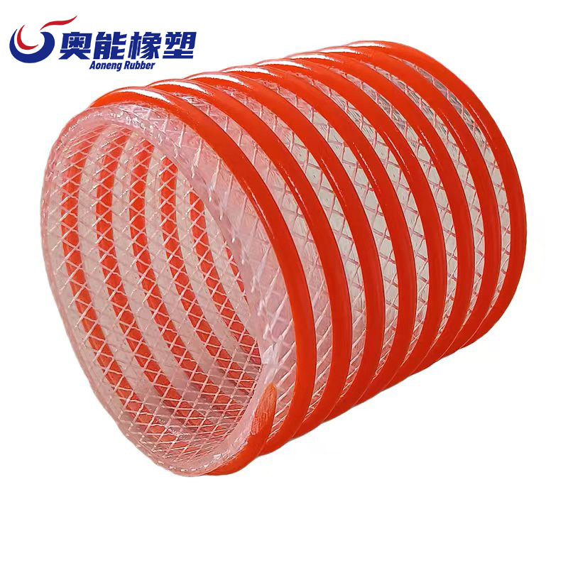 PVC螺旋筋增强加厚加线防冻软管耐高温纤维抽吸排水排沙管污管